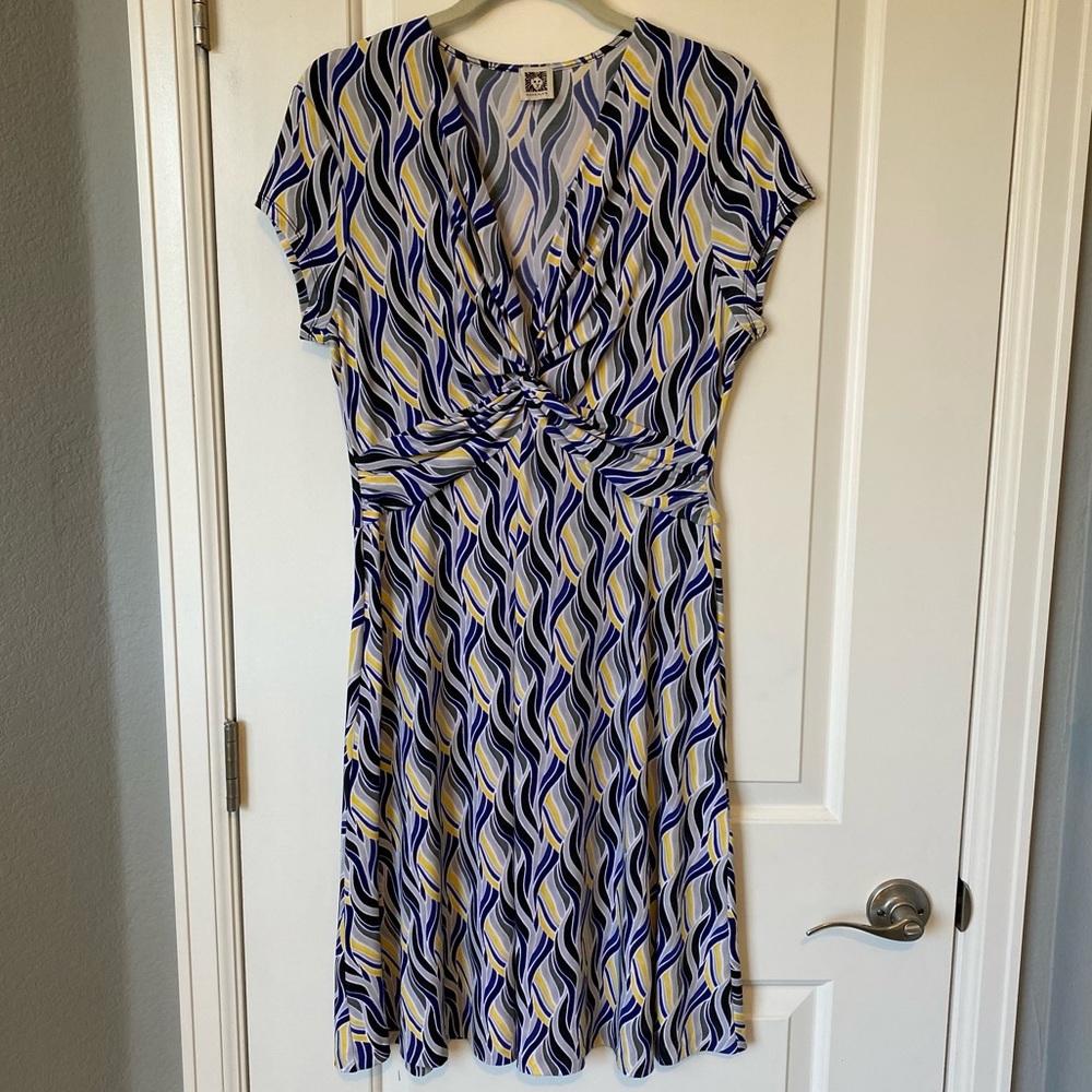 Anne Klein printed dress
